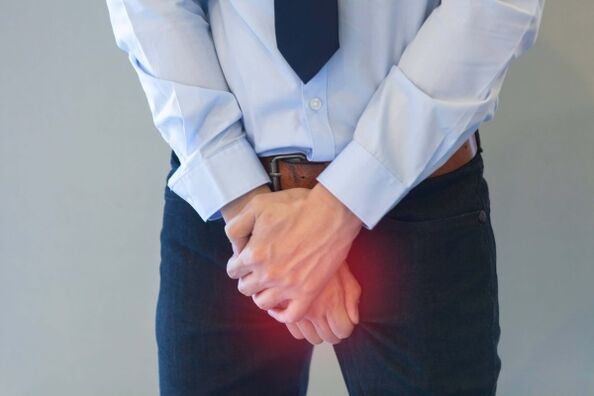 dor na ingle con prostatite aguda